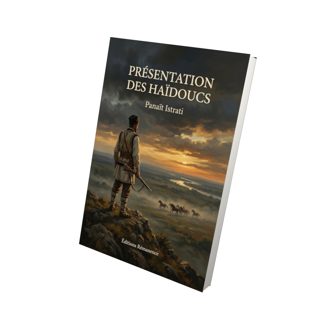 Livre Présentation des Haïdoucs par Panaït Istrati - Vue 3D - Editions Remanence