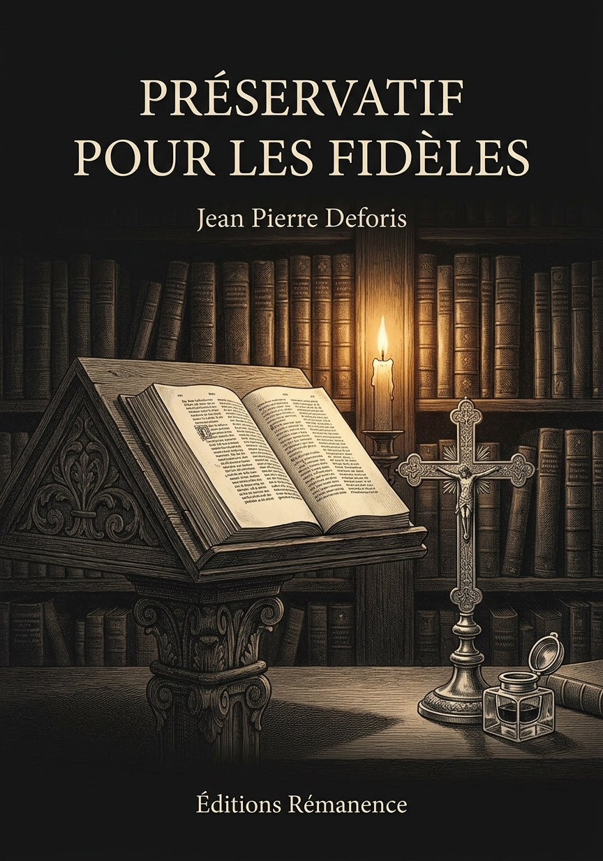 Livre Préservatif pour les fidèles par Jean Pierre Deforis - Couverture - Editions Remanence