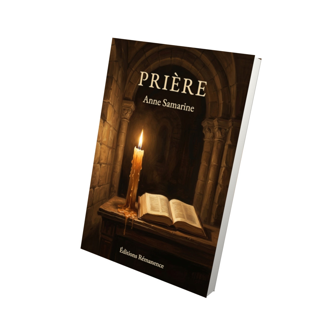 Livre Prière par Anne Samarine - Vue 3D - Editions Remanence