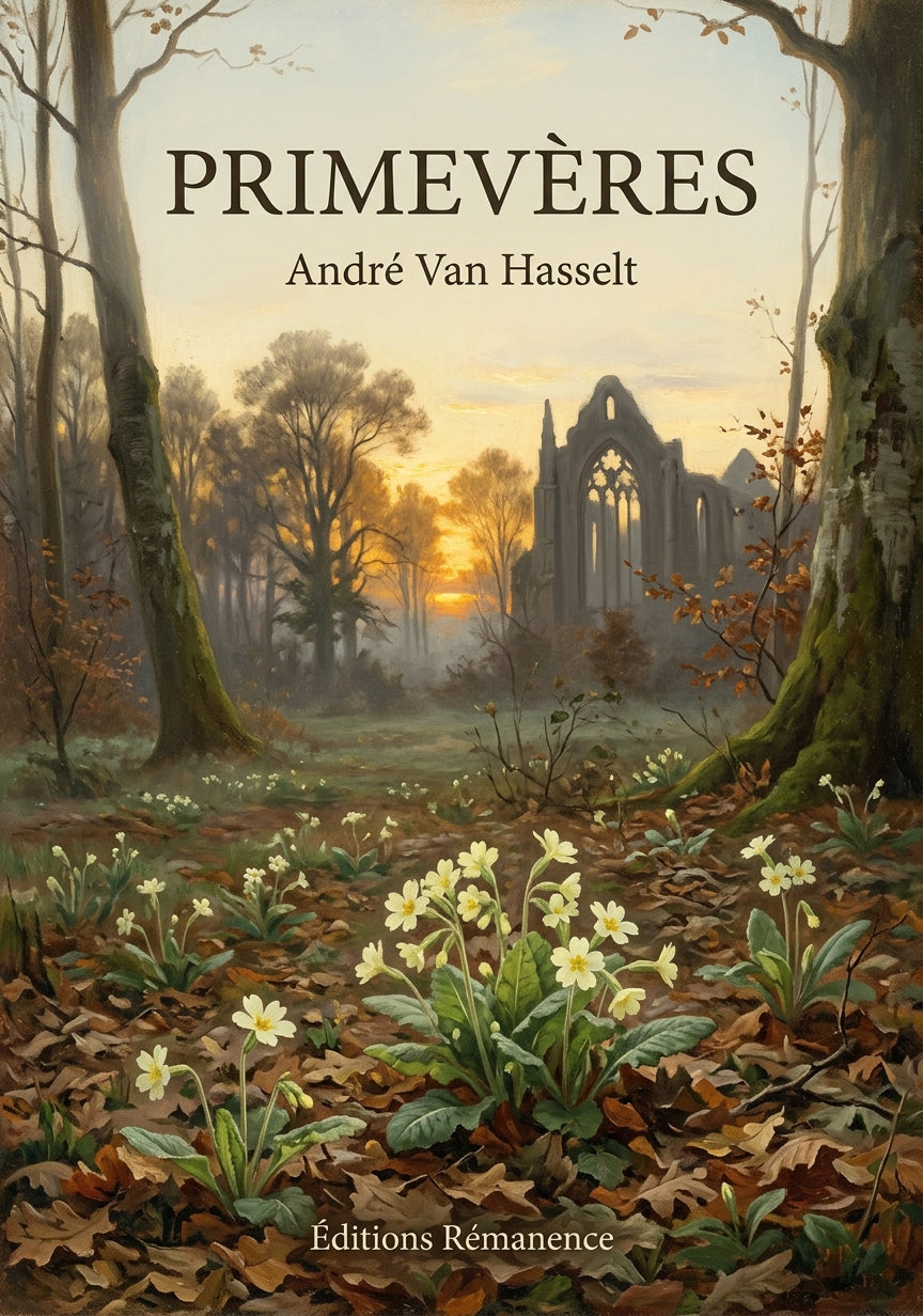 Livre Primevères par André Van Hasselt - Couverture - Editions Remanence