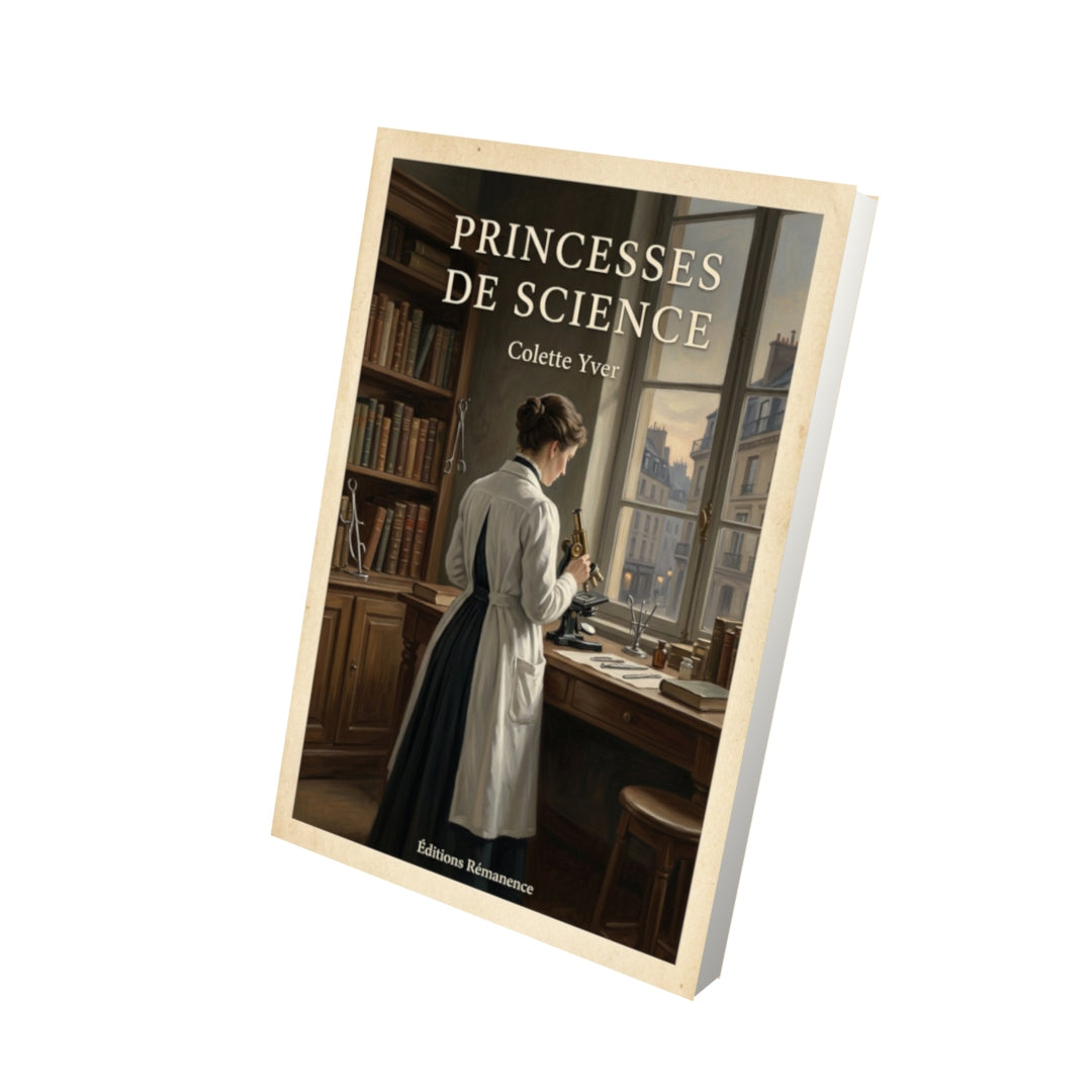 Livre Princesses de science - Colette Yver - Vue 3D - Editions Remanence