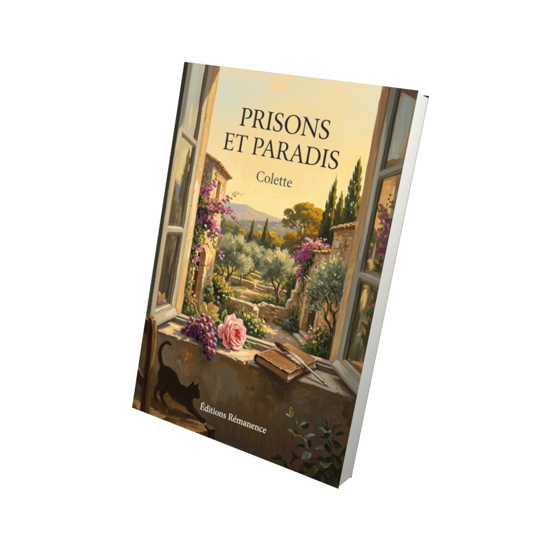 Livre Prisons et Paradis par Colette - Vue 3D - Editions Remanence