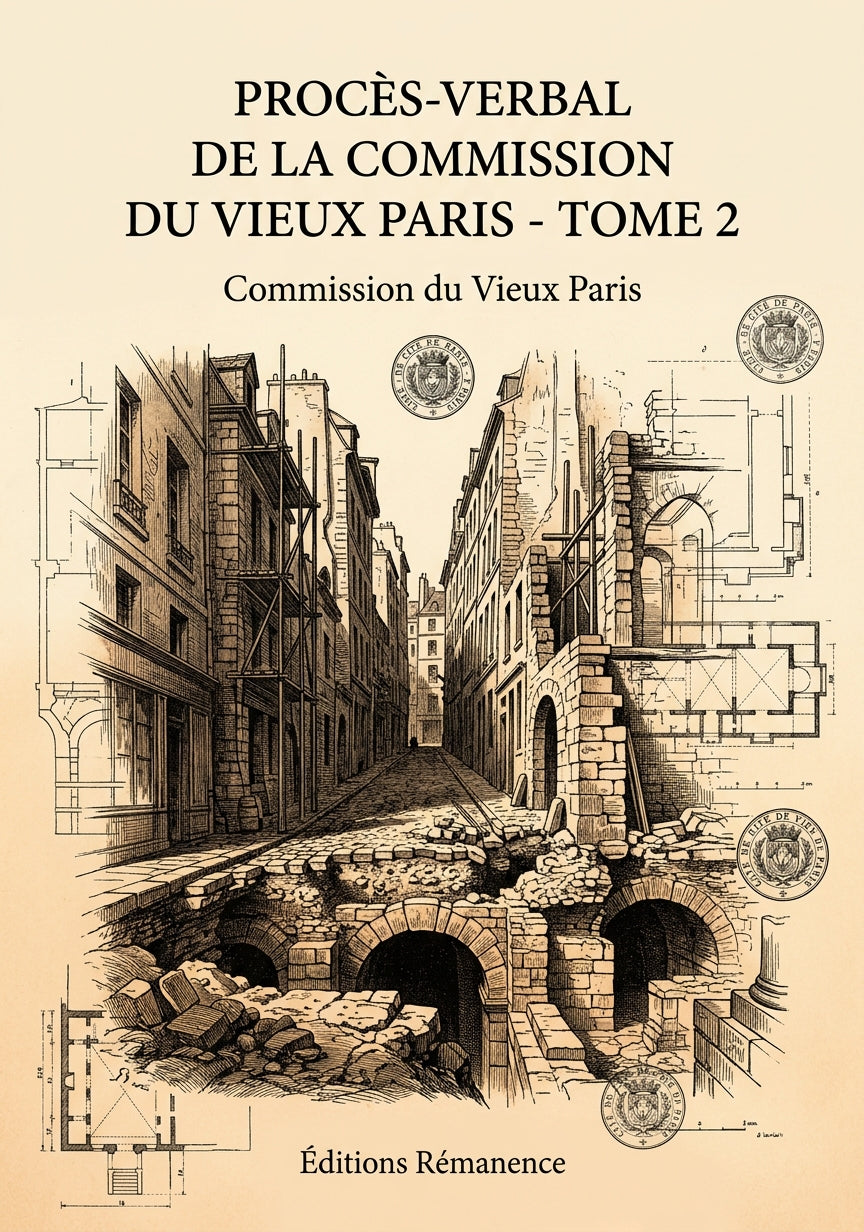 Livre Procès-verbal de la Commission du Vieux Paris - Tome 2 par Commission du Vieux Paris - Couverture - Editions Remanence