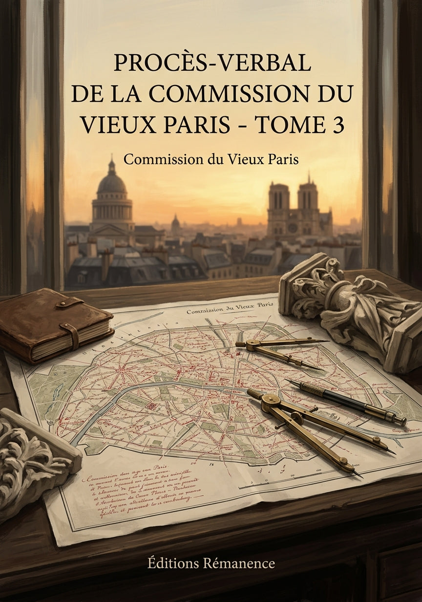 Livre Procès-verbal de la Commission du Vieux Paris - Tome 3 par Commission du Vieux Paris - Couverture - Editions Remanence