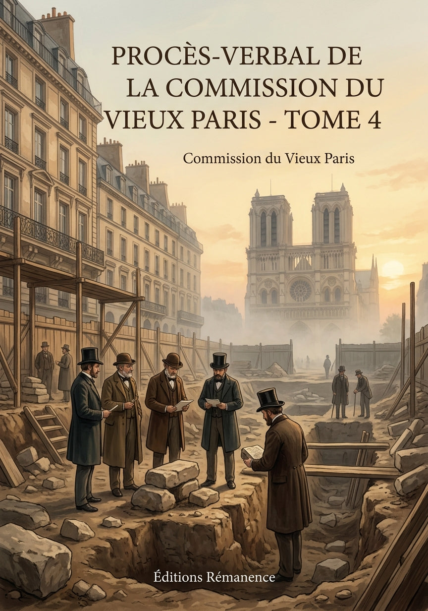 Livre Procès-verbal de la Commission du Vieux Paris - Tome 4 par Commission du Vieux Paris - Couverture - Editions Remanence