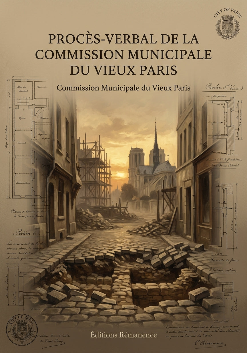 Livre Procès-verbal de la Commission Municipale du Vieux Paris par Commission Municipale du Vieux Paris - Couverture - Editions Remanence