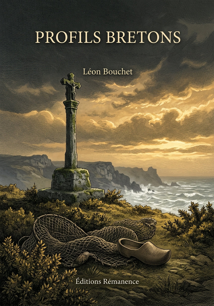 Livre Profils bretons par Léon Bouchet - Couverture - Editions Remanence