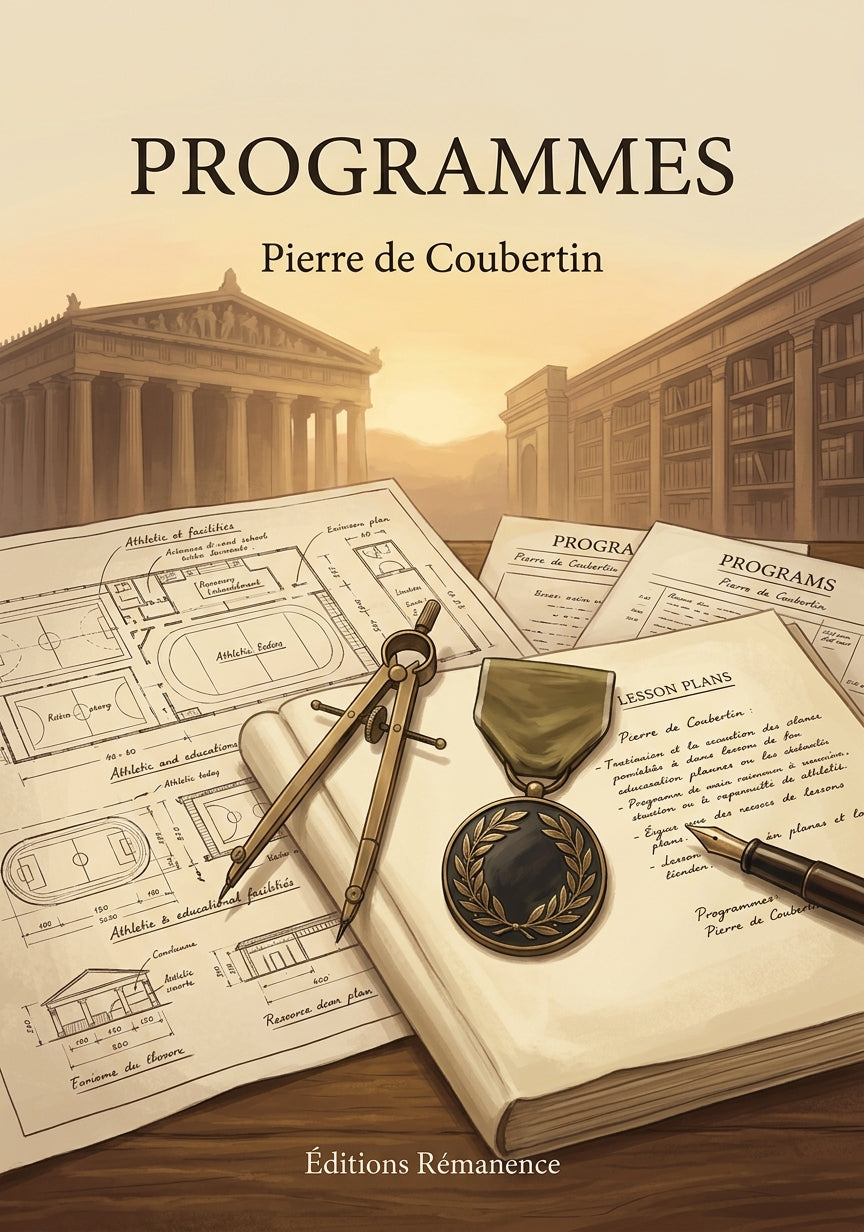 Livre Programmes par Pierre de Coubertin - Couverture - Editions Remanence