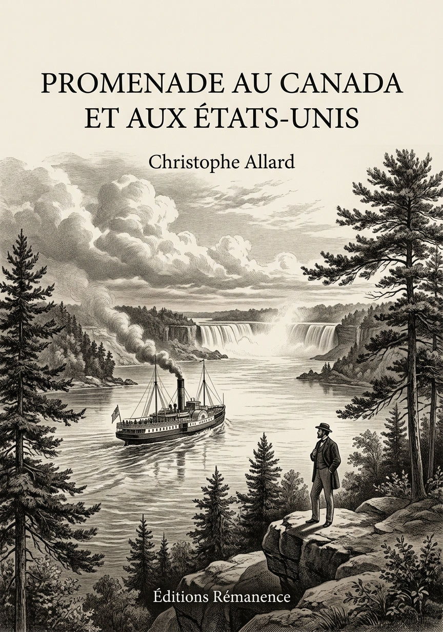 Livre Promenade au Canada et aux États-Unis par Christophe Allard - Couverture - Editions Remanence