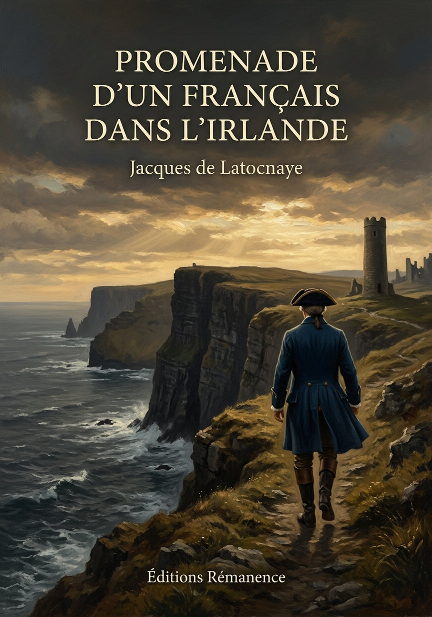 Livre Promenade d’un Français dans l’Irlande par Jacques de Latocnaye - Couverture - Editions Remanence