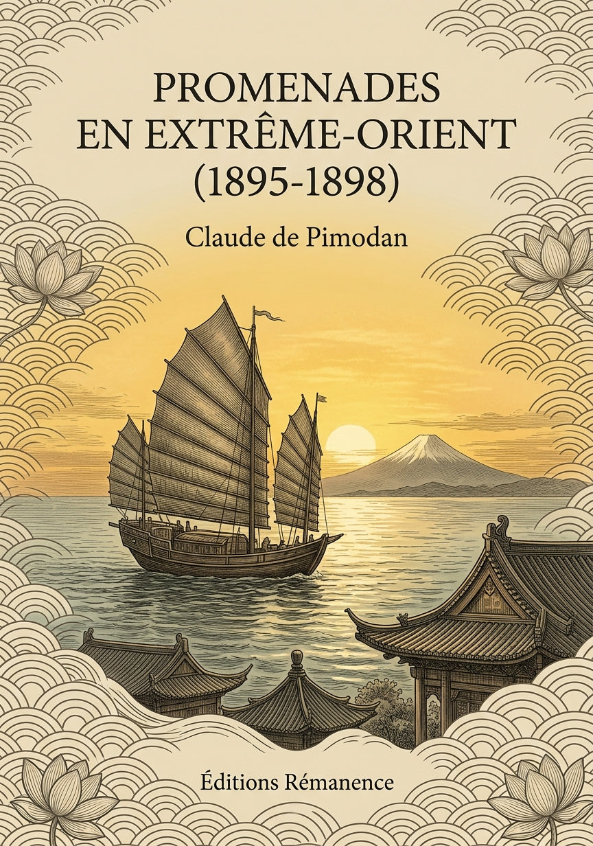 Livre Promenades en Extrême-Orient (1895-1898) par Claude de Pimodan - Couverture - Editions Remanence