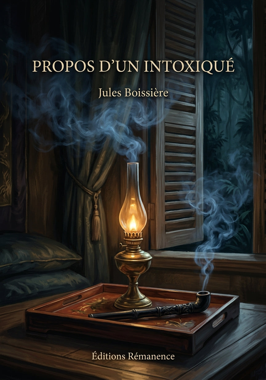 Livre Propos d’un intoxiqué par Jules Boissière - Couverture - Editions Remanence