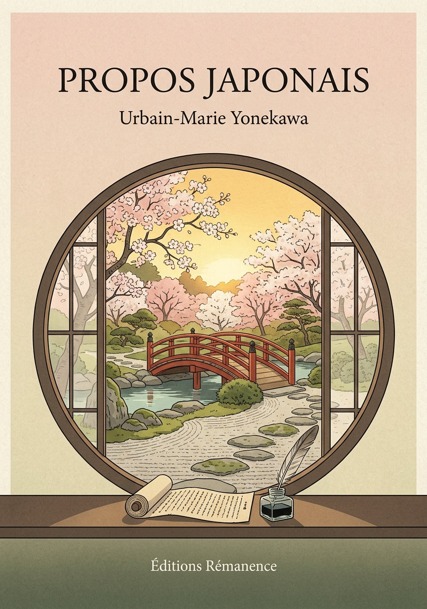 Livre Propos japonais par Urbain-Marie Yonekawa - Couverture - Editions Remanence