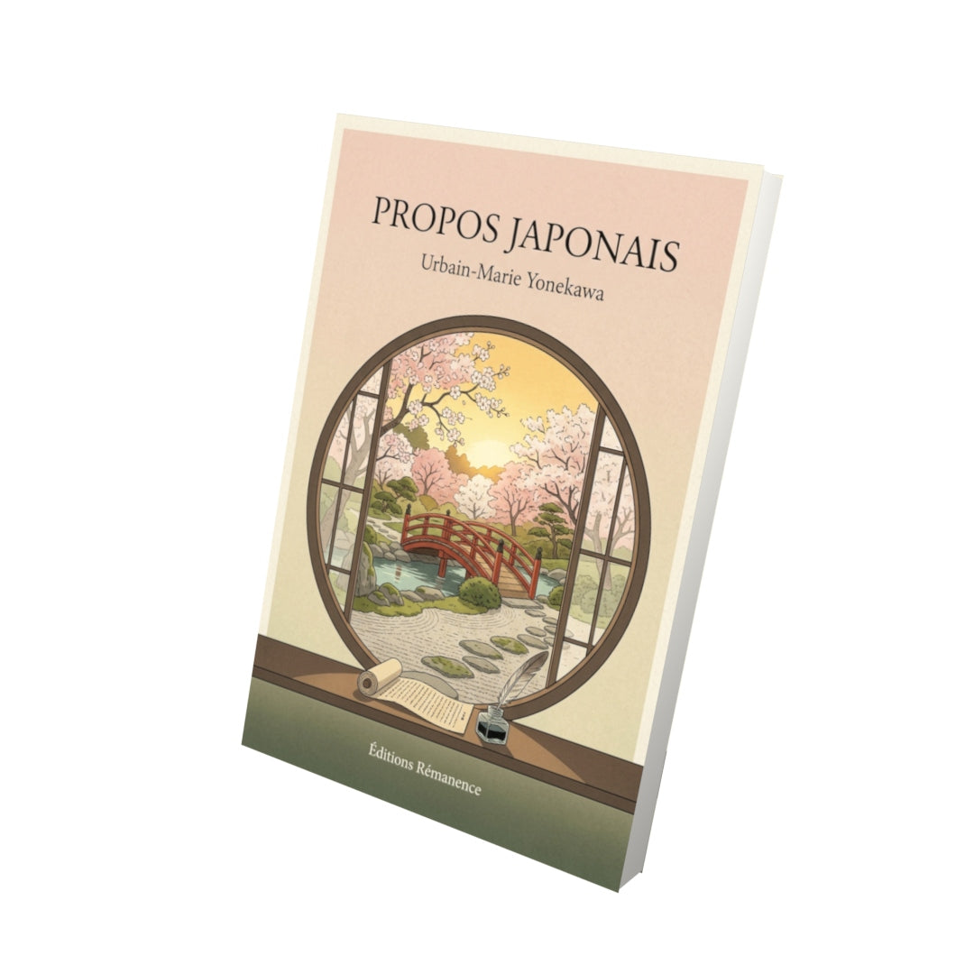 Livre Propos japonais par Urbain-Marie Yonekawa - Vue 3D - Editions Remanence