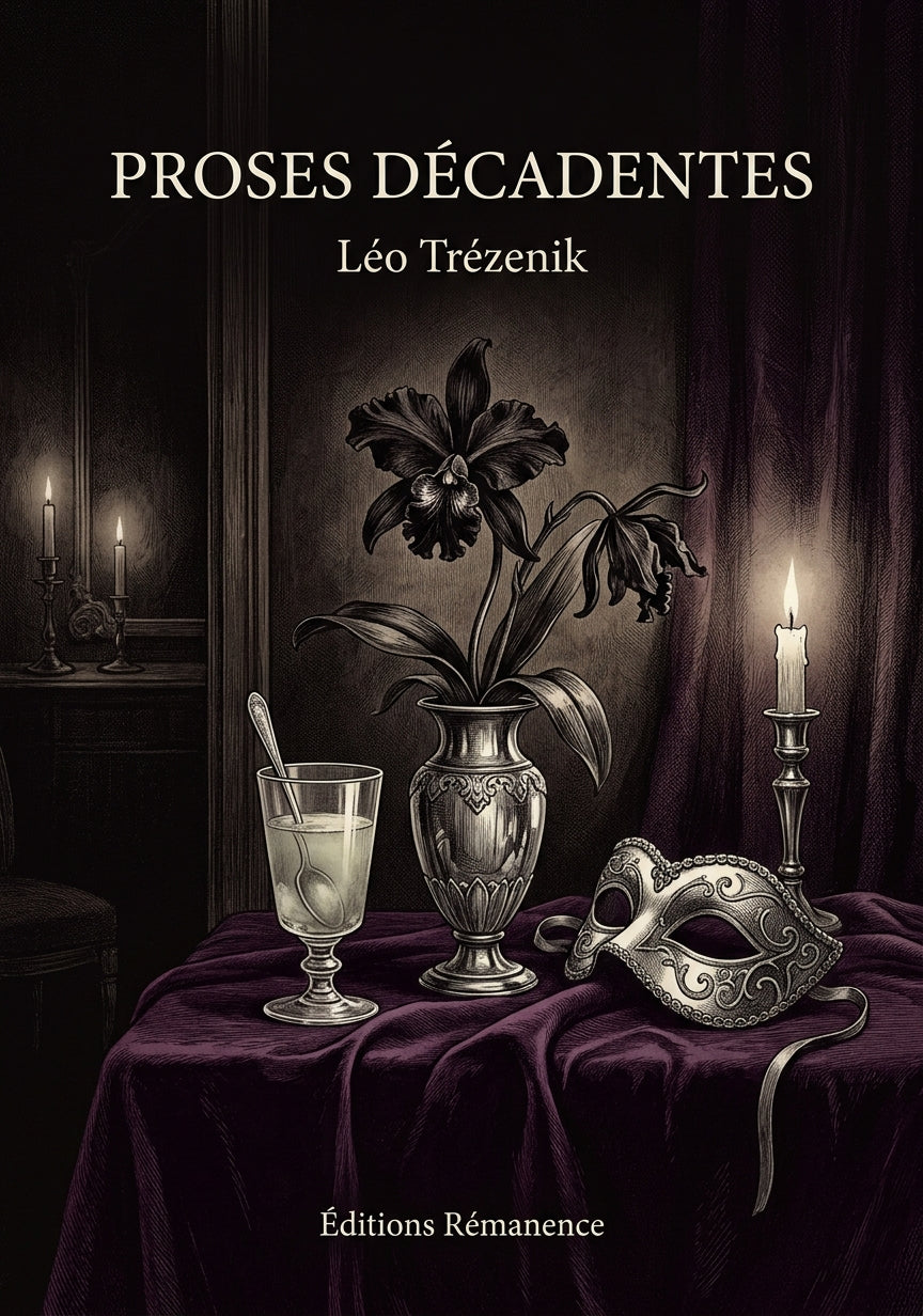 Livre Proses décadentes par Léo Trézenik - Couverture - Editions Remanence