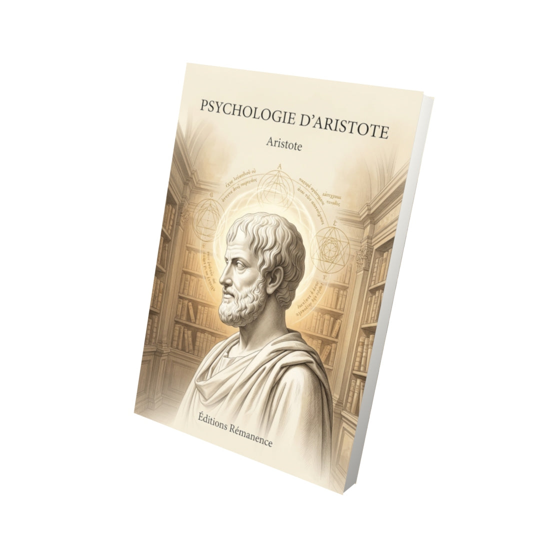 Livre Psychologie d’Aristote par Aristote - Vue 3D - Editions Remanence