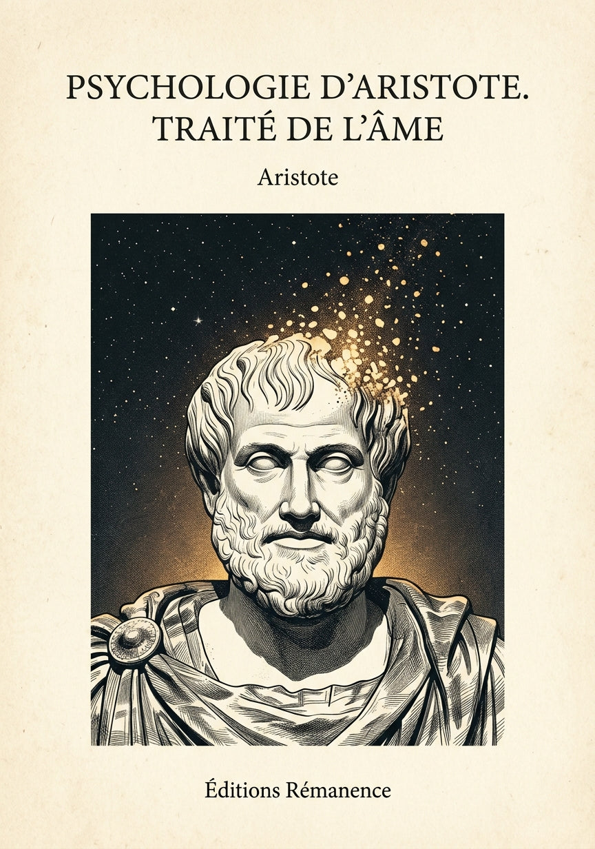 Livre Psychologie d’Aristote. Traité de l'âme par Aristote - Couverture - Editions Remanence