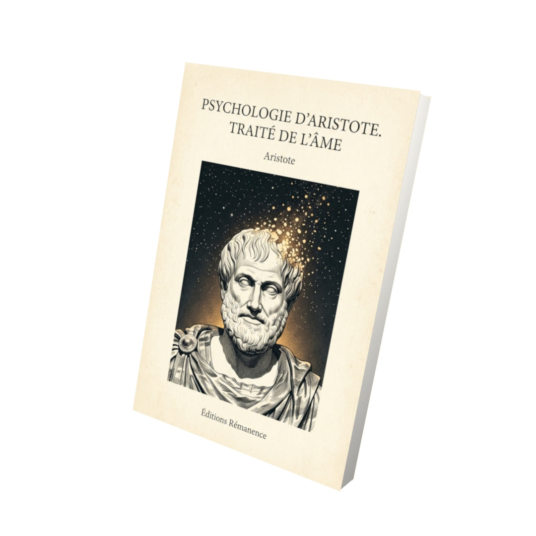 Livre Psychologie d’Aristote. Traité de l'âme par Aristote - Vue 3D - Editions Remanence