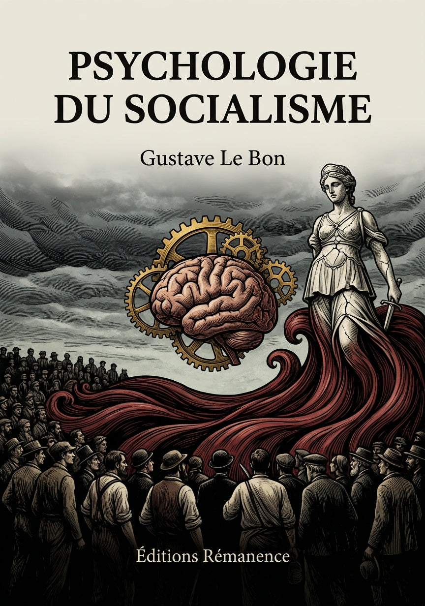 Livre Psychologie du socialisme par Gustave Le Bon - Couverture - Editions Remanence