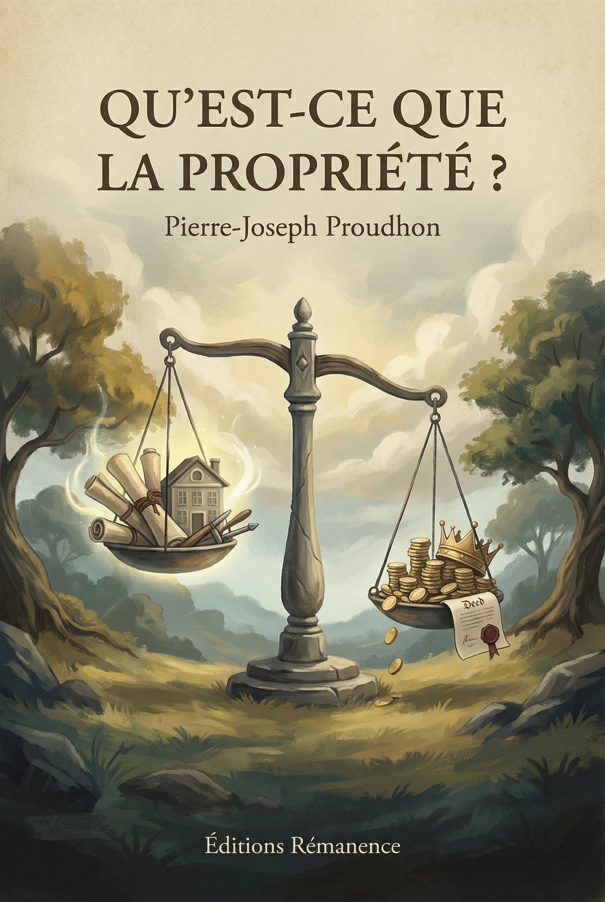Couverture de l'ouvrage classique de Pierre-Joseph Proudhon sur la théorie de la propriété