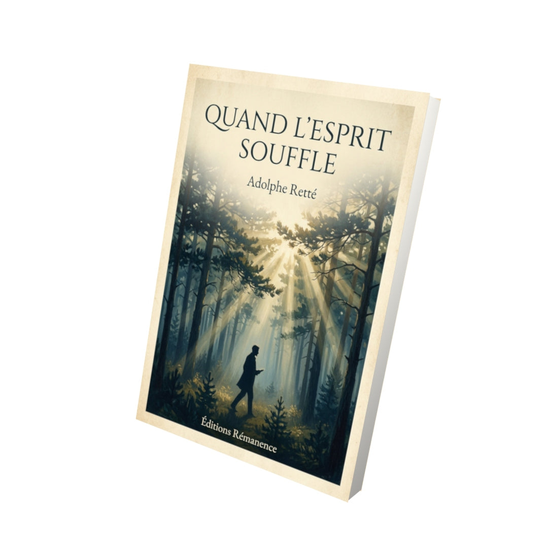 Livre Quand l'esprit souffle - Adolphe Retté - Vue 3D - Editions Remanence