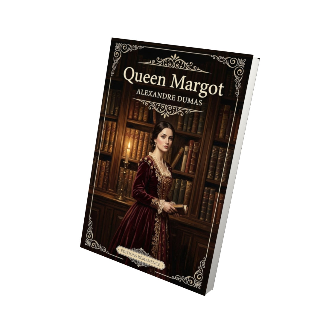 Livre Queen Margot – Alexandre Dumas - Vue 3D - Editions Remanence