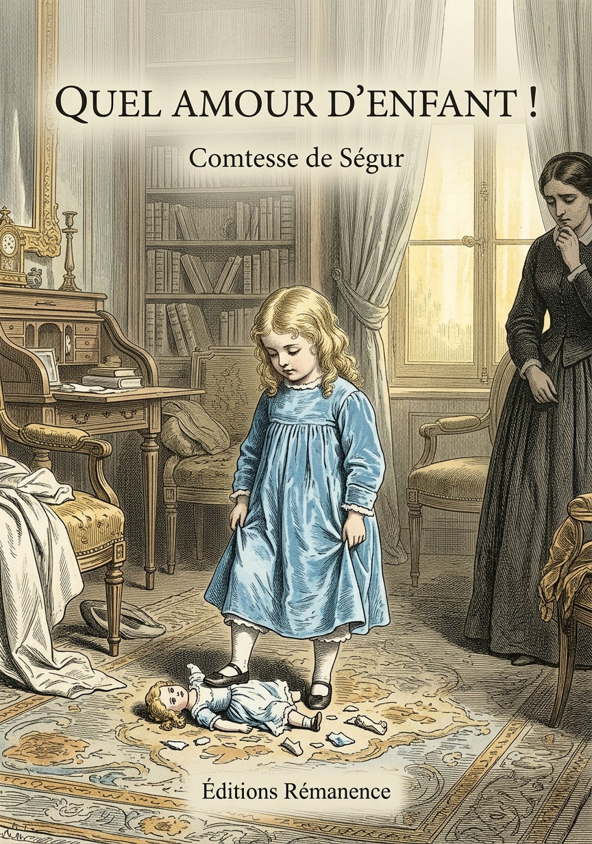Livre Quel amour d’enfant ! par Comtesse de Ségur - Couverture - Editions Remanence