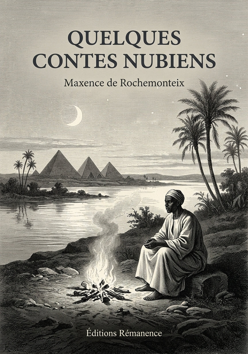 Livre Quelques contes nubiens par Maxence de Rochemonteix - Couverture - Editions Remanence