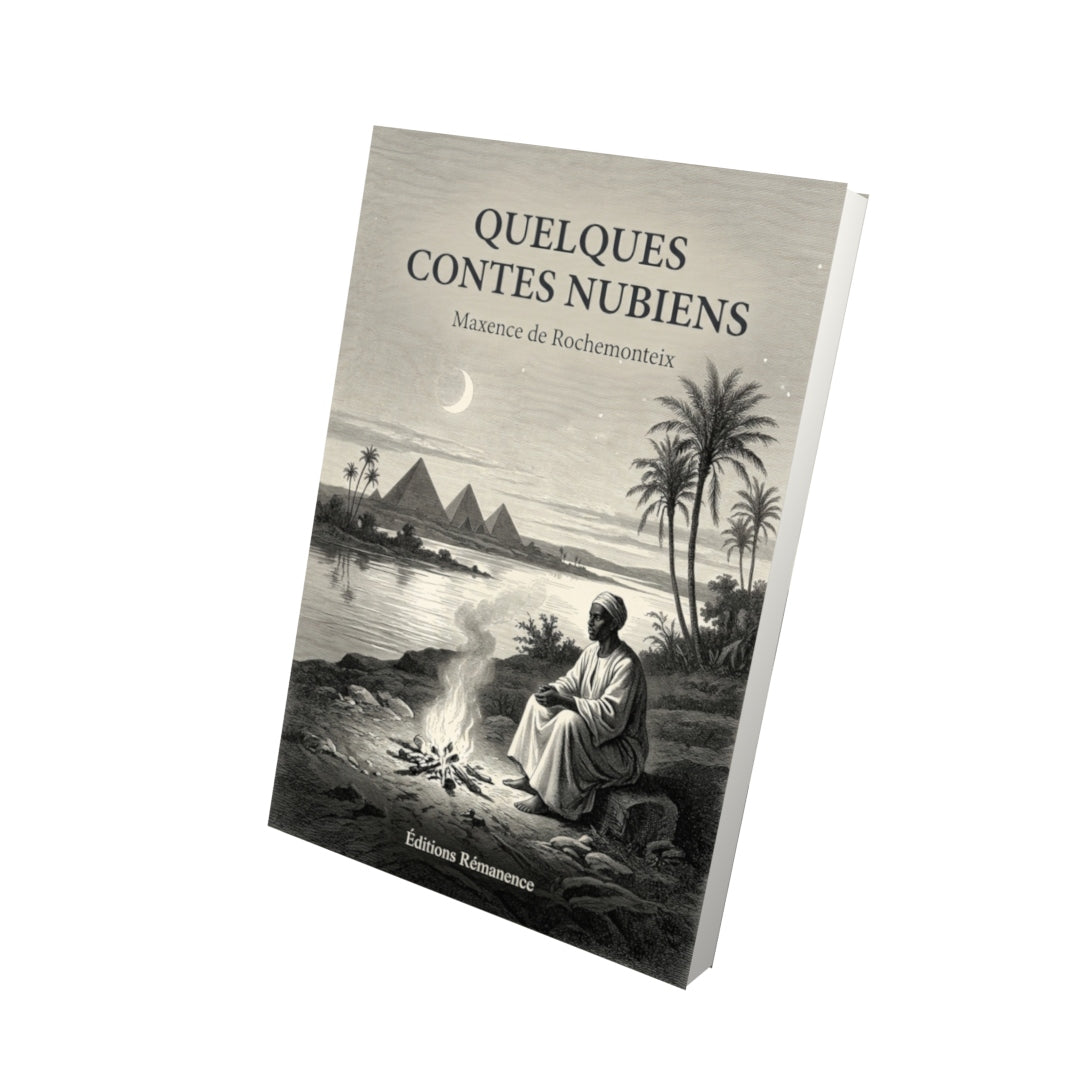 Livre Quelques contes nubiens par Maxence de Rochemonteix - Vue 3D - Editions Remanence
