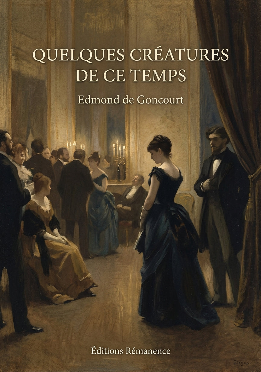 Quelques créatures de ce temps - Edmond de Goncourt (Couverture)
