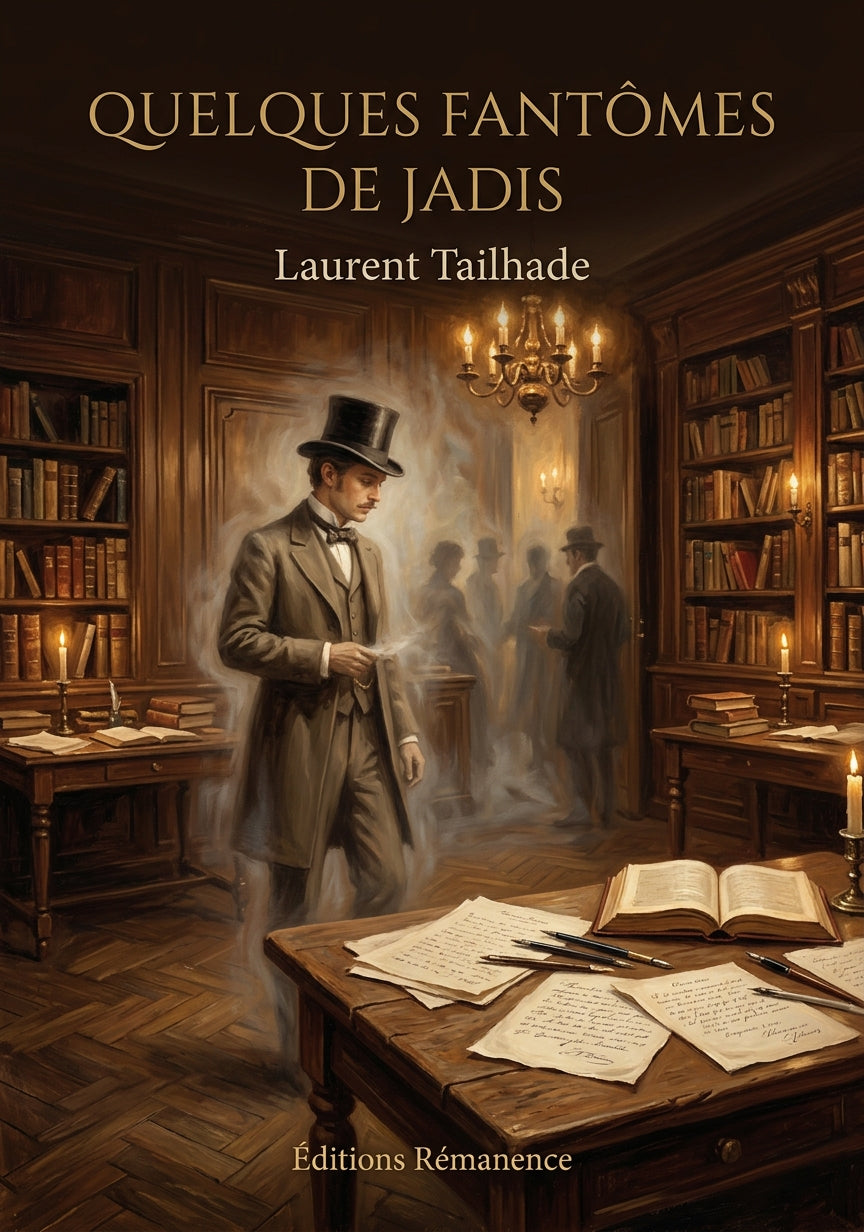 Livre Quelques fantômes de jadis par Laurent Tailhade - Couverture - Editions Remanence