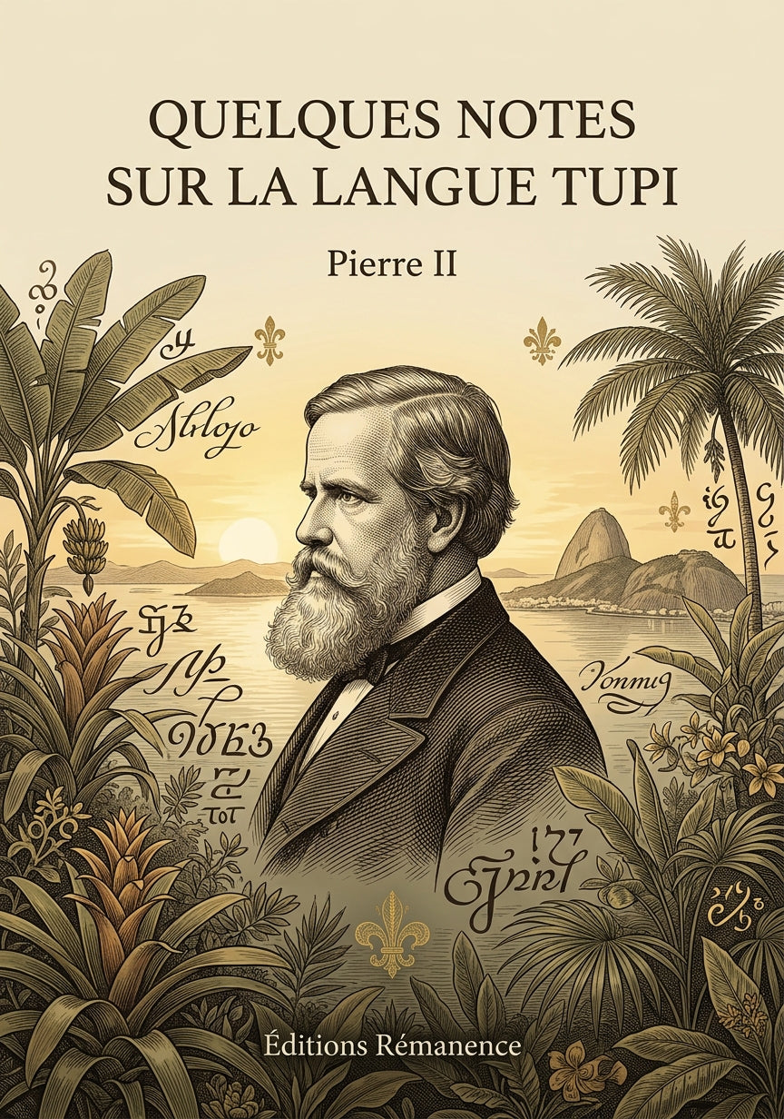 Livre Quelques notes sur la langue tupi par Pierre II - Couverture - Editions Remanence