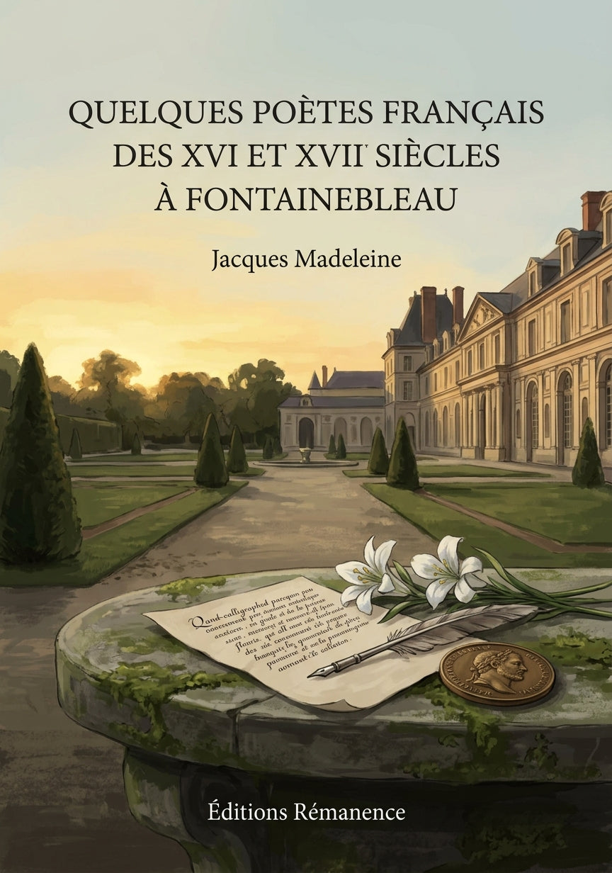 Livre Quelques poètes français des XVI et XVII siècles à Fontainebleau par Jacques Madeleine - Couverture - Editions Remanence