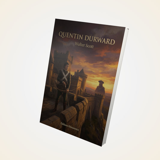 Livre Quentin Durward - Walter Scott - Couverture 3D