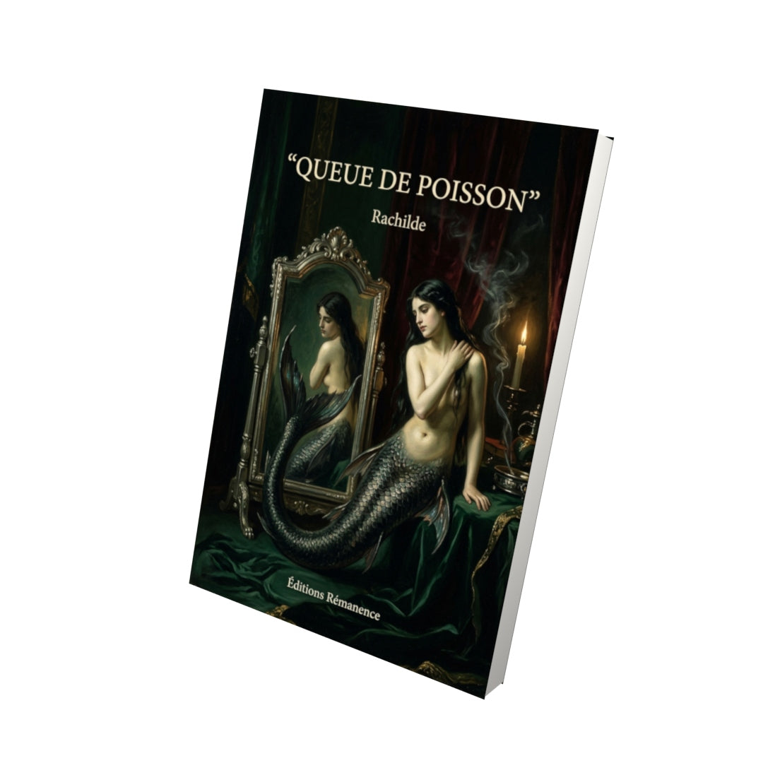Livre Queue de poisson par Rachilde - Vue 3D - Editions Remanence