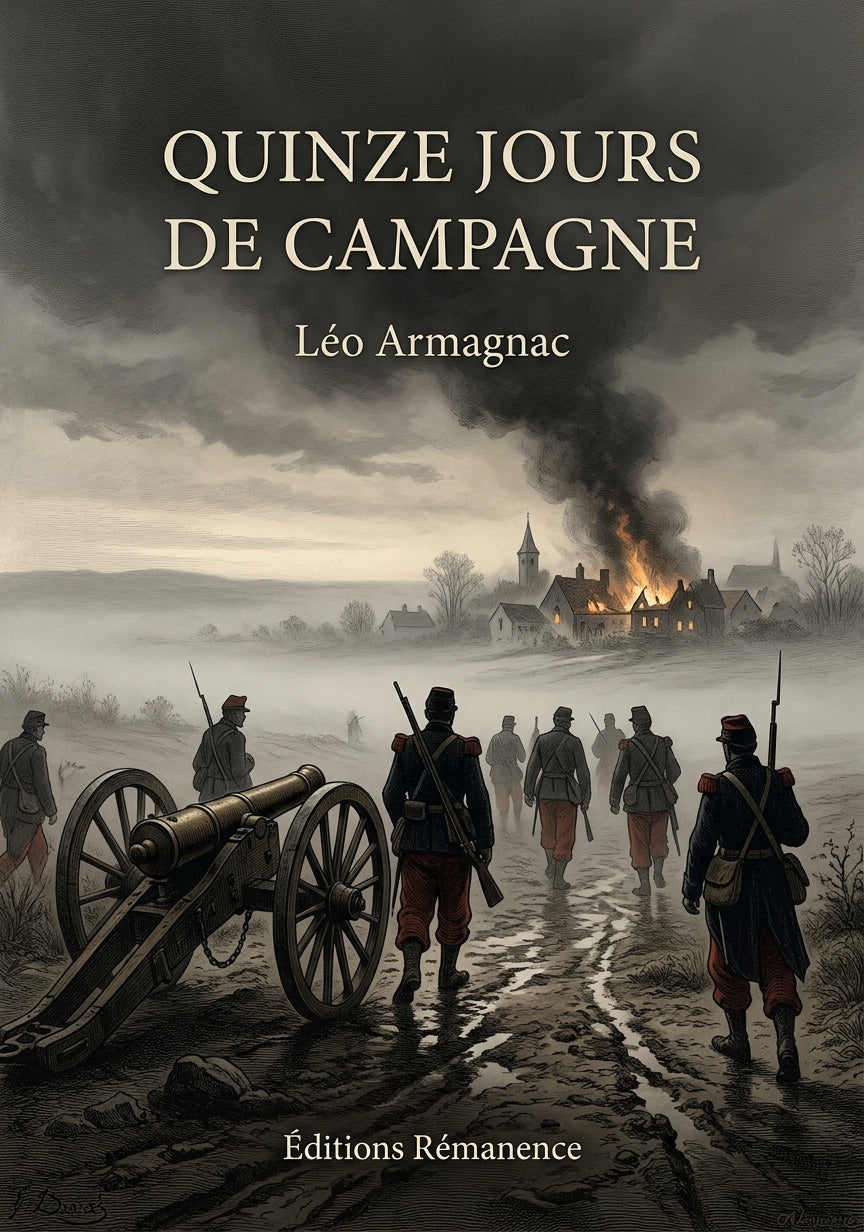 Livre Quinze Jours de campagne par Léo Armagnac - Couverture - Editions Remanence