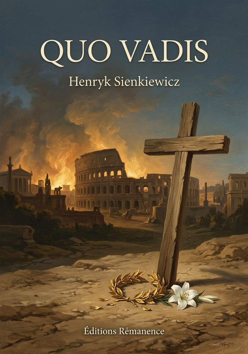 Livre Quo vadis par Henryk Sienkiewicz - Couverture - Editions Remanence