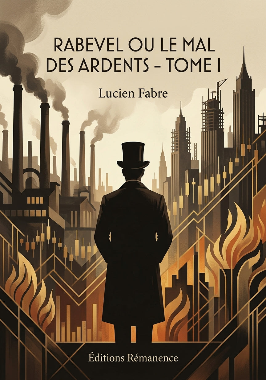 Livre Rabevel ou Le mal des ardents - Tome I par Lucien Fabre - Couverture - Editions Remanence