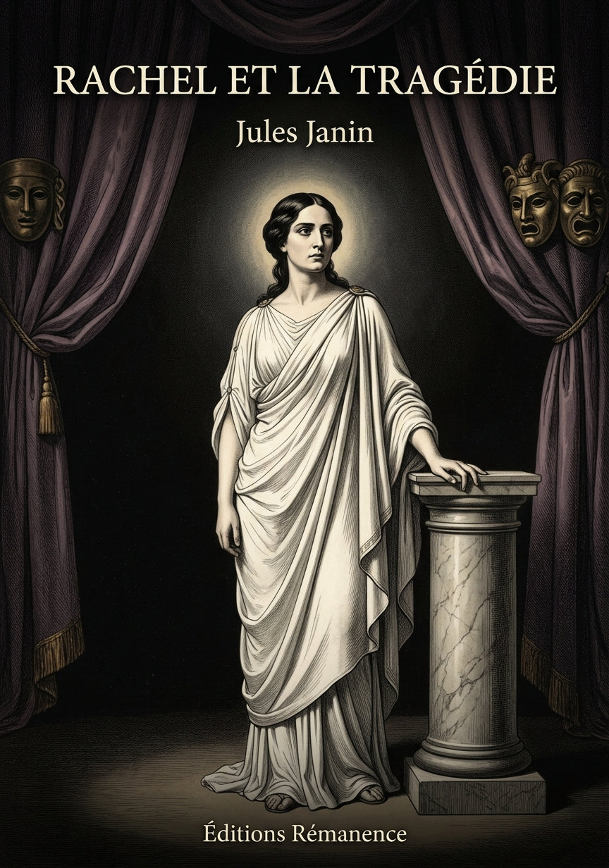 Livre Rachel et la Tragédie par Jules Janin - Couverture - Editions Remanence