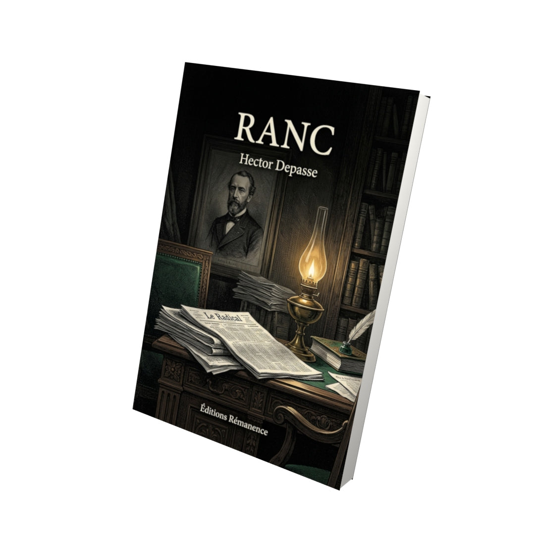Livre Ranc par Hector Depasse - Vue 3D - Editions Remanence