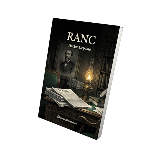 Livre Ranc par Hector Depasse - Vue 3D - Editions Remanence