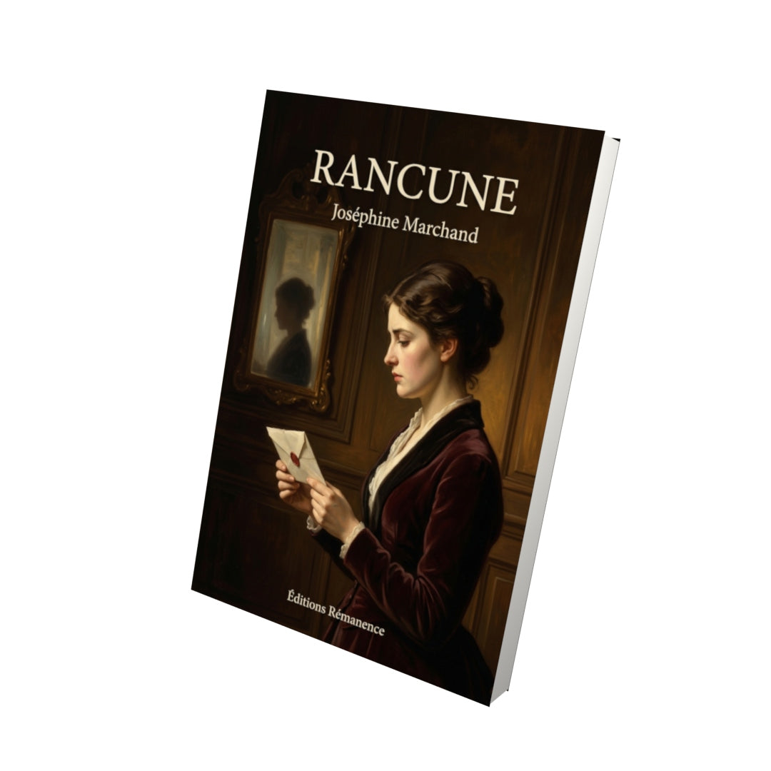 Livre Rancune par Joséphine Marchand - Vue 3D - Editions Remanence