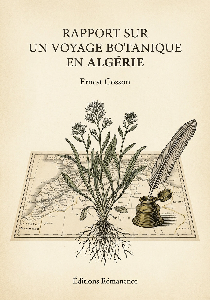 Rapport sur un voyage botanique en Algérie - Ernest Cosson (Couverture)