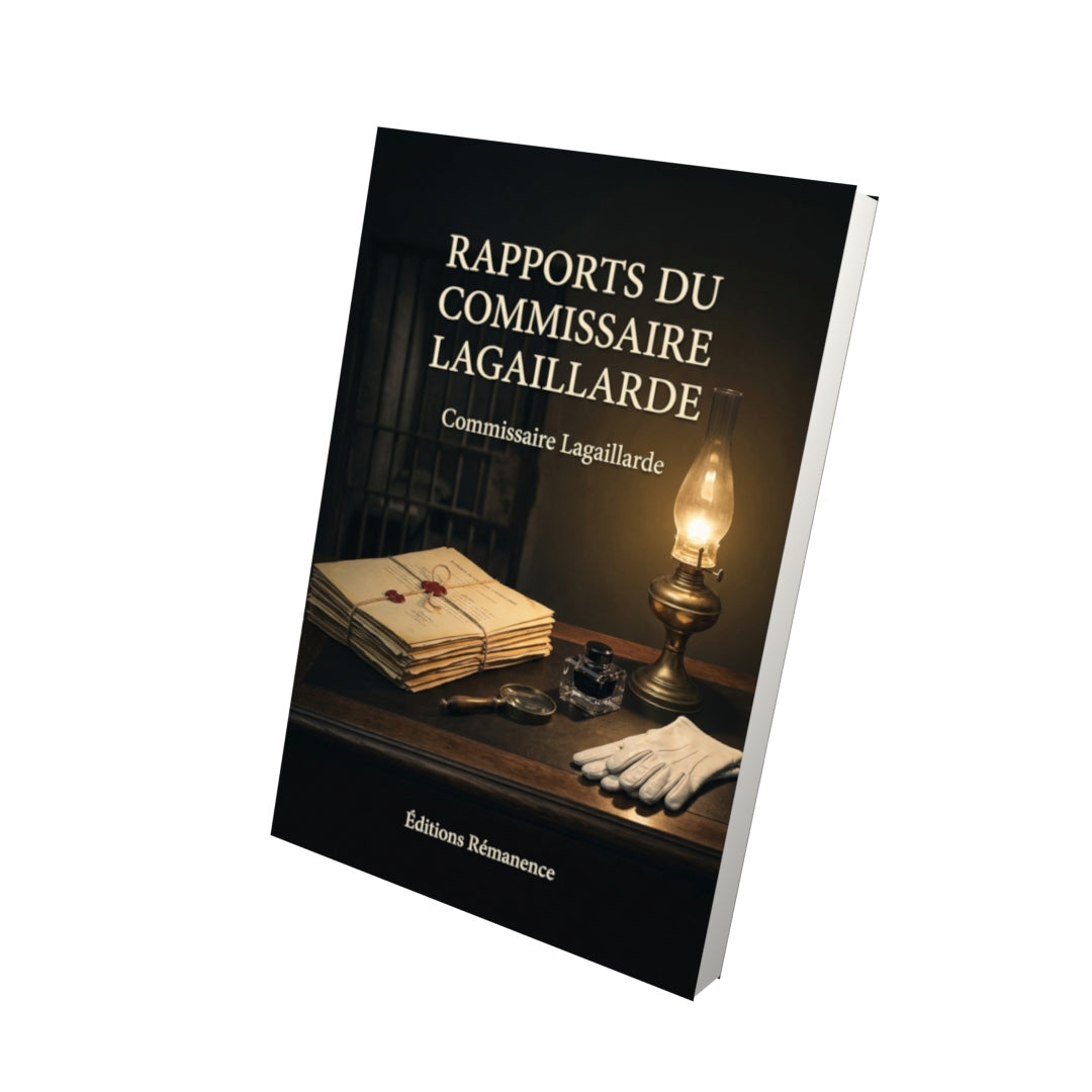 Livre Rapports du commissaire Lagaillarde par Commissaire Lagaillarde - Vue 3D - Editions Remanence