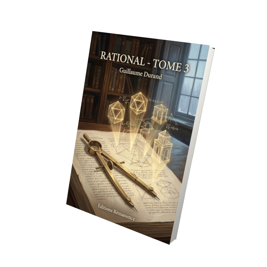 Livre Rational - Tome 3 par Guillaume Durand - Vue 3D - Editions Remanence