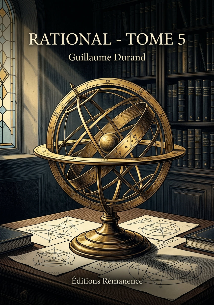Livre Rational - Tome 5 par Guillaume Durand - Couverture - Editions Remanence