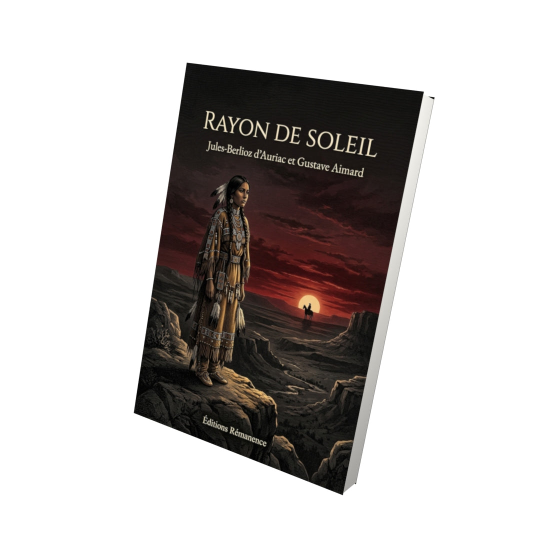 Livre Rayon de Soleil par Jules-Berlioz d’Auriac et Gustave Aimard - Vue 3D - Editions Remanence
