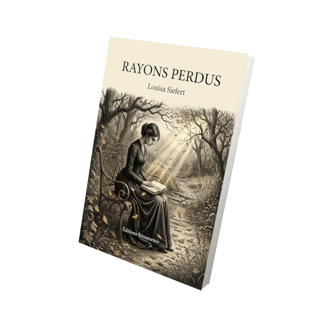 Livre Rayons perdus par Louisa Siefert - Vue 3D - Editions Remanence