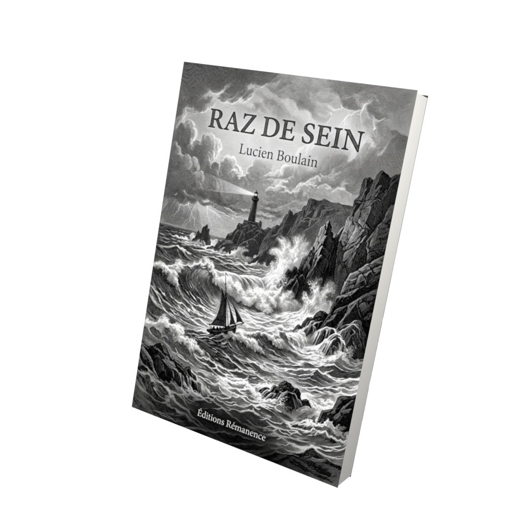 Livre Raz de Sein par Lucien Boulain - Vue 3D - Editions Remanence