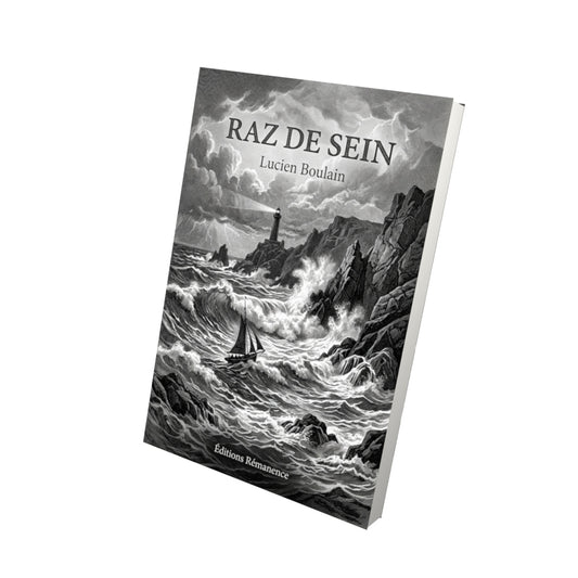 Livre Raz de Sein par Lucien Boulain - Vue 3D - Editions Remanence